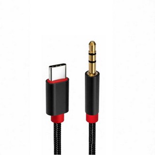 Type-C 轉 3.5mm 音源線 AUX 3.5mm 車用 音源轉接線 耳機轉接 公頭接C音頻線 高音質, F, 1個, 2環公轉C-3米