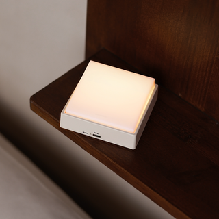 LED 타이머 무드등 수유등 인테리어조명, 밀크 화이트, 1개