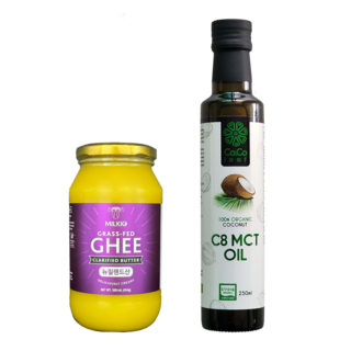 밀키오 목초사육 기버터 Ghee 500mL + 코코리프 유기농 MCT C8 250mL, 1개