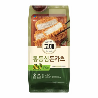 고메 바삭튀겨낸통등심돈카츠450g*3개, 450g, 3개