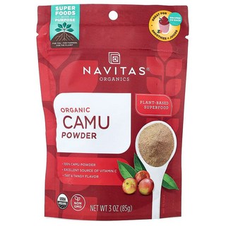 Navitas Organics 유기농 카무 분말 85g(3oz) Organics (나비타스 오가닉스), 85g, 1개