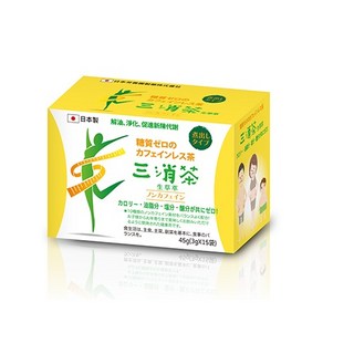 日本製造 三消茶 糖質零、無咖啡因、解油、淨化、促進代謝, 1個, 無