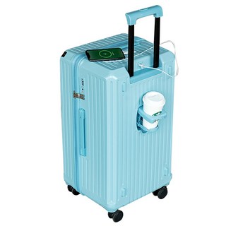 防撞杯架款胖胖行李箱 28吋/30吋 大容量旅行箱 時尚行李箱