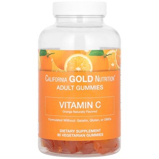 캘리포니아골드 비타민씨 C 씹어먹는 90구미젤리 비타민A 바이타민 VitaminC, 90정, 1개