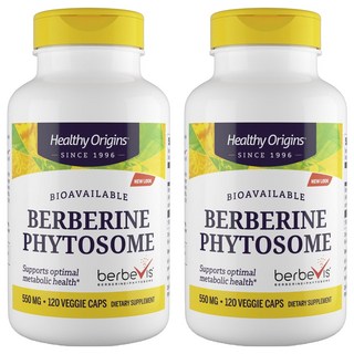 헬시오리진스 베르베린 피토솜 550mg 베지캡, 2개, 120정