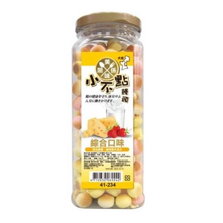 日初 Sunrise 美味關係小不點小饅頭 綜合口味 牛奶 DHA 起司 草莓 蘋果 狗零食, 1個, 綜合口味 罐裝(160g)