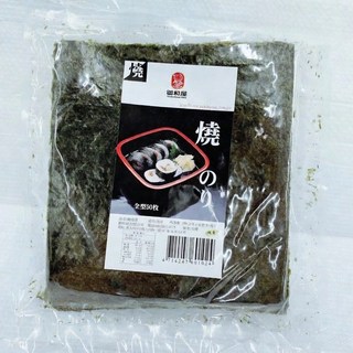 御和屋 壽司海苔片 全形50片 純素燒海苔, 1個, 150g