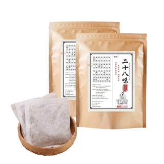 二十八味足浴包 泡腳袋 草本艾草泡腳包 舒緩疲勞, 10g, 1件, 30入