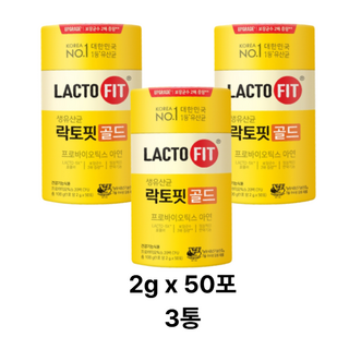 종근당건강 락토핏 골드, 100g, 3개