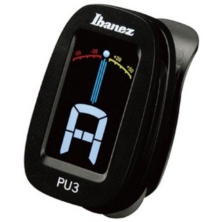 Ibanez PU3 夾式調音器 木吉他 電吉他 烏克麗麗 貝斯 高彩度採頻調音器, 1個