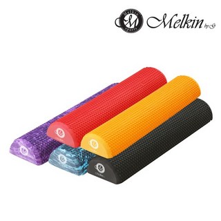 멜킨 EVA 폼롤러 반달형 60cm 요가 필라테스 홈트, 상세설명 참조, 반원형 60cm_퍼플마블