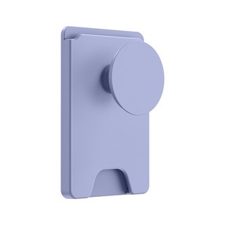 iPhone Magsafe 磁吸卡夾泡泡支架 iPhone 15/14/13/12/11 手機信用卡夾 可插卡卡套, 1個, 淺紫 - 泡泡支架款, 淺紫