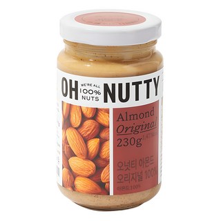 OH NUTTY 原味杏仁醬, 230g, 1罐