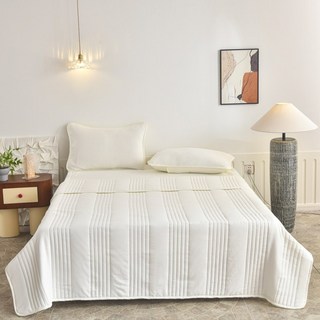 카롤샵 사계절 무지 줄무늬 부드러운 항균 여름 차렵이불