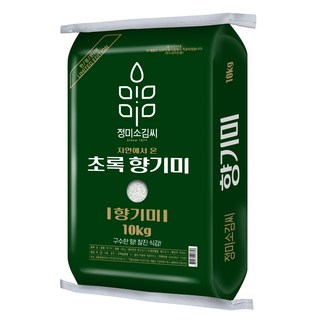 25년산 초록 향기쌀 정미소김씨 상등급, 10kg, 1개