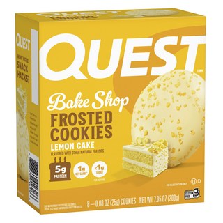 QUEST NUTRITION 糖霜餅乾用烘焙粉 檸檬蛋糕風味, 1個, 200g