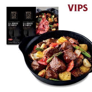 [VIPS] 빕스 하와이안 찹스테이크 361g, 2개