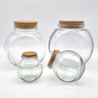 더이안 다용도 유리병 종이학 종이별 학알 코르크마개 보관병, 유리병 180