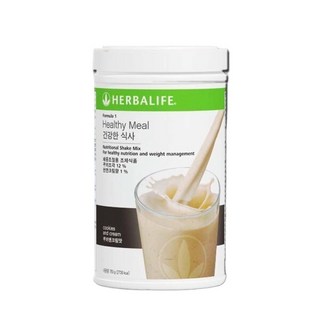 허벌라이프 가품은 판매하지 않습니다.다이어트 쉐이크 단백질 쿠키앤크림맛 1박스, 1개, 750g