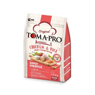 TOMA-PRO 優格成犬雞肉配方 1.5公斤 高適口性 雞肉乾糧, 雞肉+米飯, 1.5kg, 1個