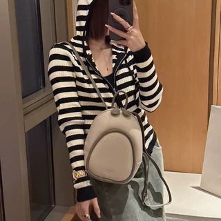 708090 여성 고급스러운 데일리 가죽 백팩