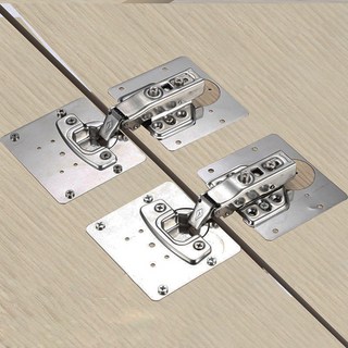 4p/8p/16p 싱크대 경첩 보강판 셀프 수리 세트 댐퍼 댐핑 찬장 문짝, 4개