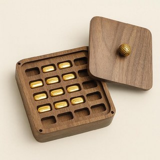 미니골드바 보관함 콩알금 10g 금괴 보관 케이스