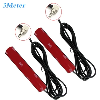 2PCS WIFI 안테나 3G LTE 패치 700-2700MHz 12dbi SMA 남성 5M 커넥터 모뎀 라우터 용 연장 케이블 코드, 01 빠른, 02 2PCS-CRC9-3 Meter