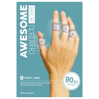 어썸패치 손가락, 102매입, 3개