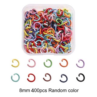 악세사리 부자재 키링부자재 1칸, 오픈형 오링 400pcs, 1개