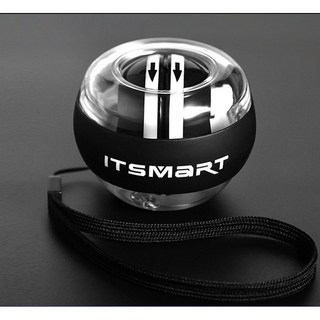 ITSMART 자이로볼 전완근 손목 운동기구, 1개, 투명블랙