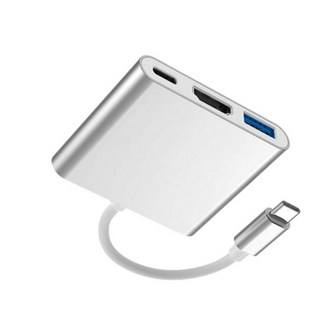 三合一 TYPE-C 轉接器 USB3.0 HDMI 轉接線, 1個