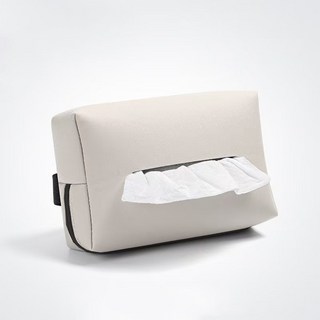 펀토피아 차량용 티슈케이스 암레스트 헤드레스트 휴지걸이, 1개, 베이지