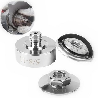 Qivine 3피스 Xlock 어댑터 1.6cm(5/8인치)-11 스레드 합금 스레드 키트 퀵 체인지 너트가 있는 앵글 그라인더 커팅 블레이드 어댑터 다이아몬드 드릴 비트