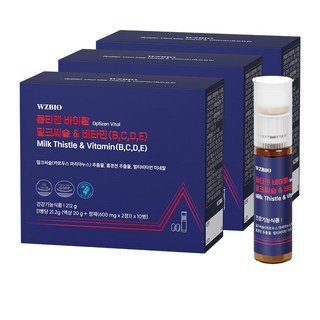 간건강+스트레스로 인한 피로개선 옵티젠 바이탈 밀크씨슬&비타민BCDE 10개입 3개