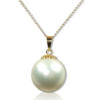 小樂珠寶 極簡風格 南洋深海貝珍珠項鍊 多色可選 正白K色鍊子