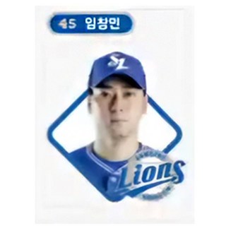 삼성라이온즈 대표선수 20인 45 임창민 프로야구 스티커 KBO 크보빵 띠부씰 (미사용) 크보