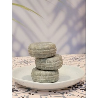 惟心皂精油礦泥粉洗髮餅，固體洗髮精，環保旅行必備，深層清潔頭皮，精油呵護髮絲。, 1個