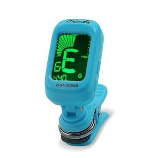 포크 어쿠스틱 기타 튜너 바이올린 우쿨렐레 베이스 전자 튜닝 도구 현악기 사운드 교정, 02 Blue, 1개