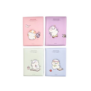 [한스지몰] 신학기 준비 오목눈이 만년 쿠션 다이어리, 퍼플