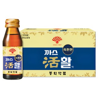 동화약품 부채표 까스활 소화제, 75ml, 10개