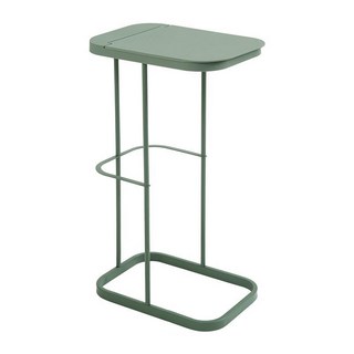 韓式透明分類垃圾桶架 大號翻蓋金屬支架 廚房/客廳/臥室/辦公室適用, 綠色