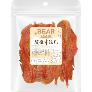 品沐熊 毛孩嗑肉Bar 超值量販包 狗狗零食 貓貓零食 耐咬寵物零食, 1個, 酥脆雞胸肉片