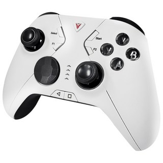 샥스 S6b 게임패드 스팀 플스리모트 피파 디아블로 원신 배그 카트라이더 블루투스 컨트롤러, 1개, 화이트