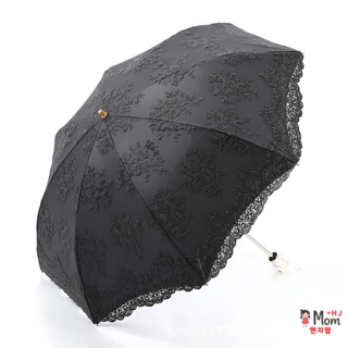 현지맘 여성 고급 레이스자수 uv차단 튼튼한 양우산