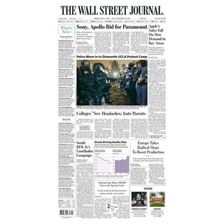 華爾街日報/Wall Street Journal 共享帳號 直接登入官網APP, 1個, 一年