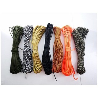 （圓仔）九芯4mm多功能傘繩 31米 逃生救難安全繩 多款可選, 【黑色款】~39631