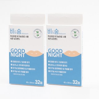 비앤숨 프리미엄 유기농 수면밴드 32매, 2개