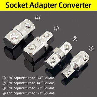 소켓 어댑터 변환기 감속기 세트 3/8 1/2 3/8 1/4 1/2 1/2 임팩트 드라이브 래칫 렌치 소켓 어댑터 수리 핸드, A B C D 4Pcs