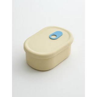 실리콘 스팀홀 용기 타원형 500 ml, 4개, 원컬러